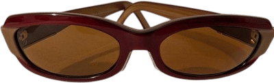 Vintage Escada Red and Gold Sunglasses