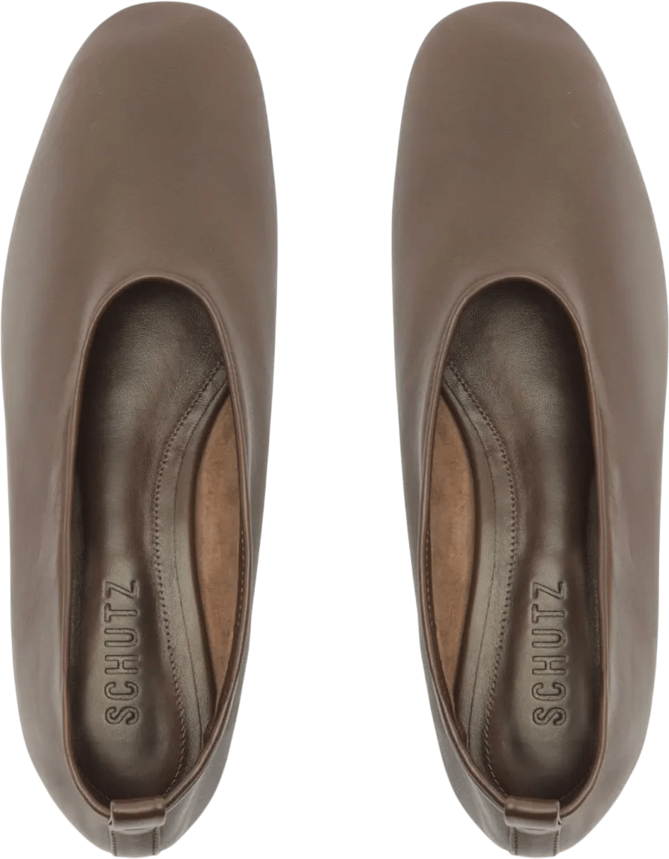 Schutz Women's Hadley Leather Ballet Flats