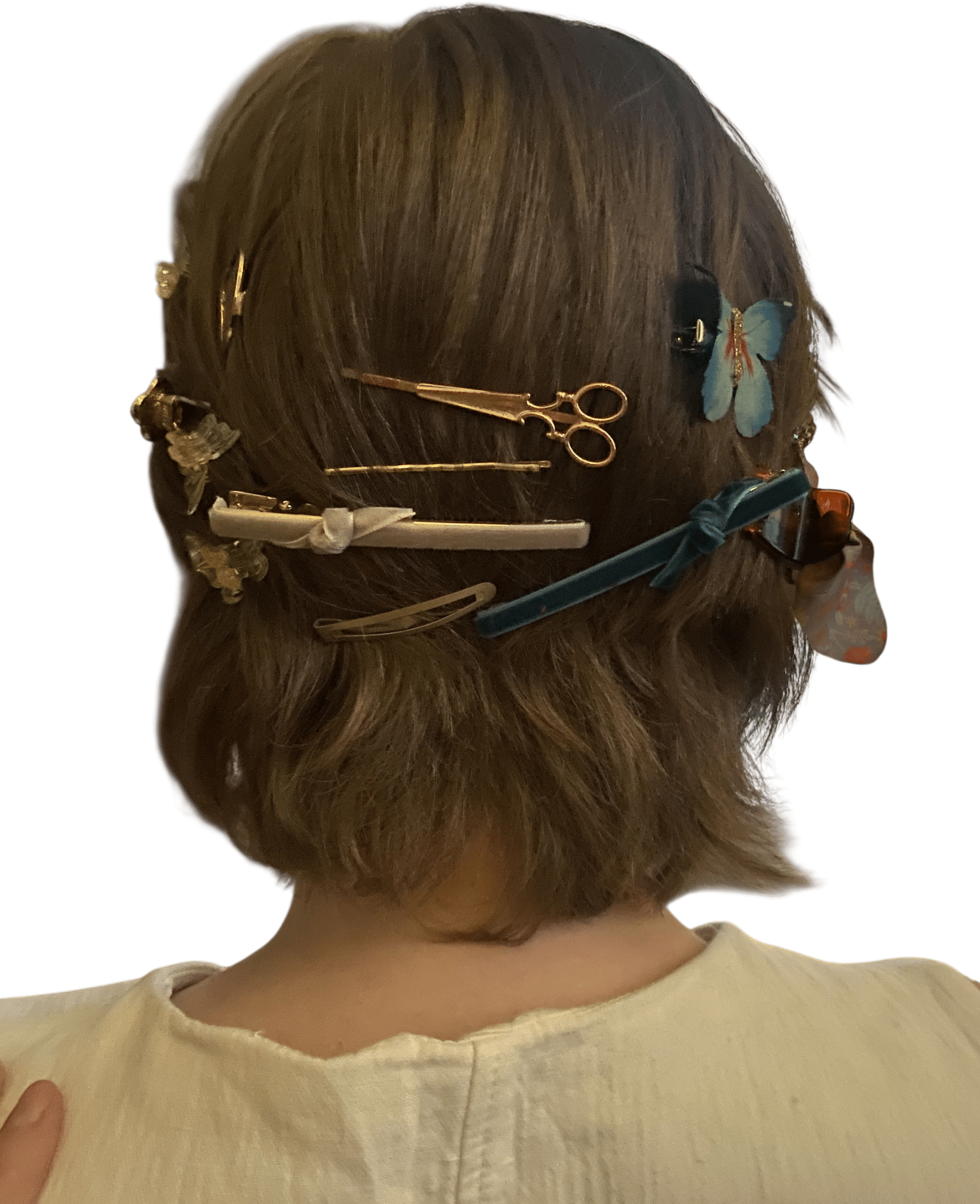 Playing with hair