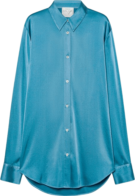 shirt in silk satin