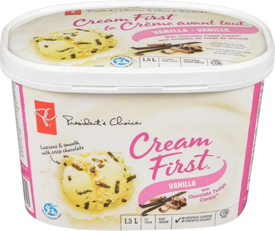 Vanilla Fudge Crackle Ice Cream