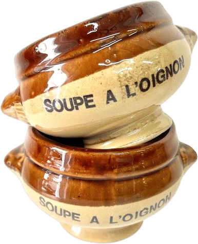 Set of 2 French Onion Soup Bowls