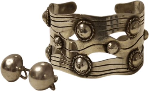 William Spratling River of Life Sterling Silver Jewelry Set