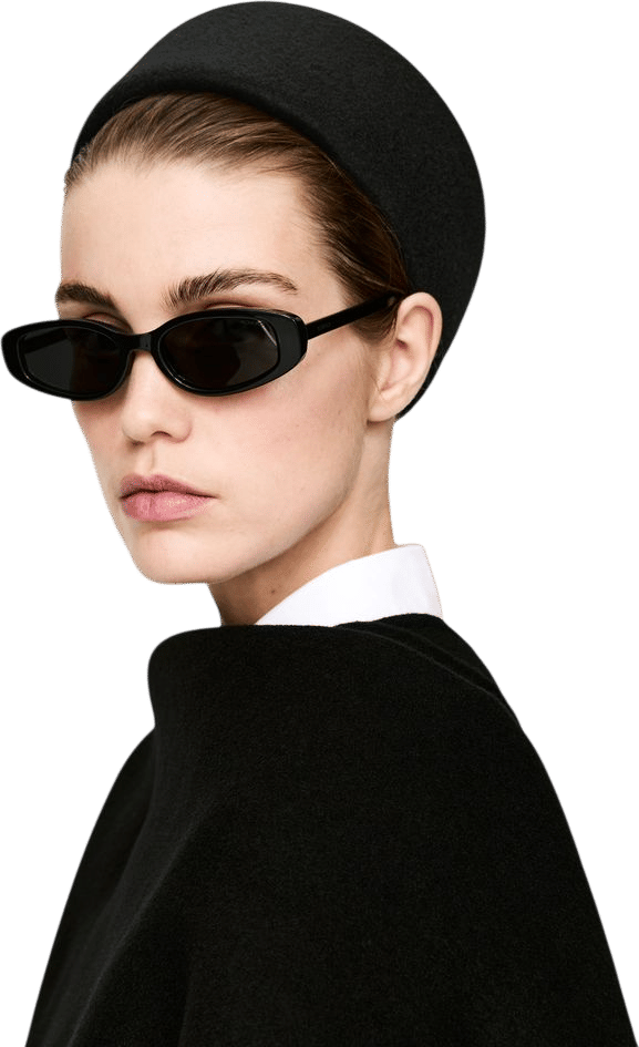 Hut aus Wollwalk – Schwarz – Damen – ARKET DE