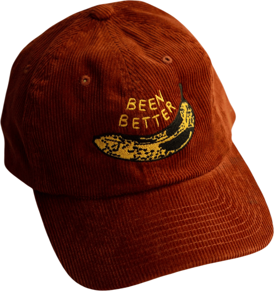 Stay Home Club Been Better (Banana) Corduroy Dad Hat