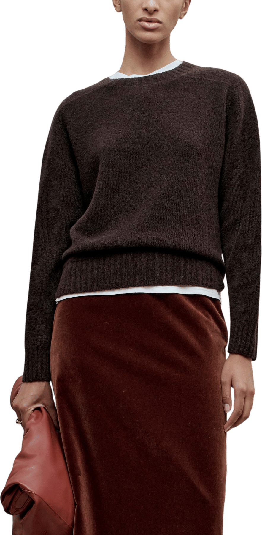 Nina Seamless Crewneck in Cashmere Wool