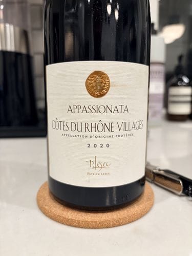 Patrick Lesec Côtes du Rhône Villages Appassionata 2020
