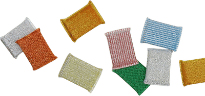 Lurex Sponges (Set of 3)