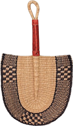 Woven Grass Fan