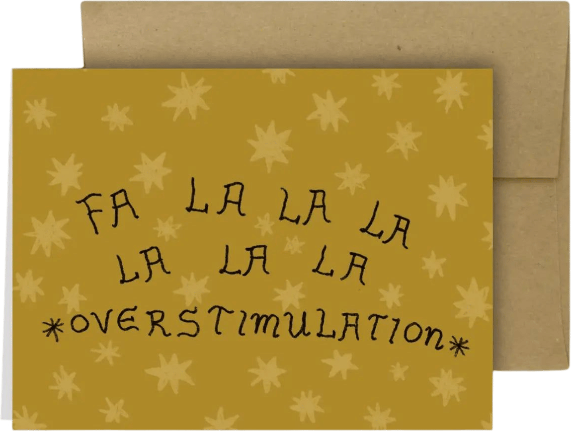 a festive but honest holiday card