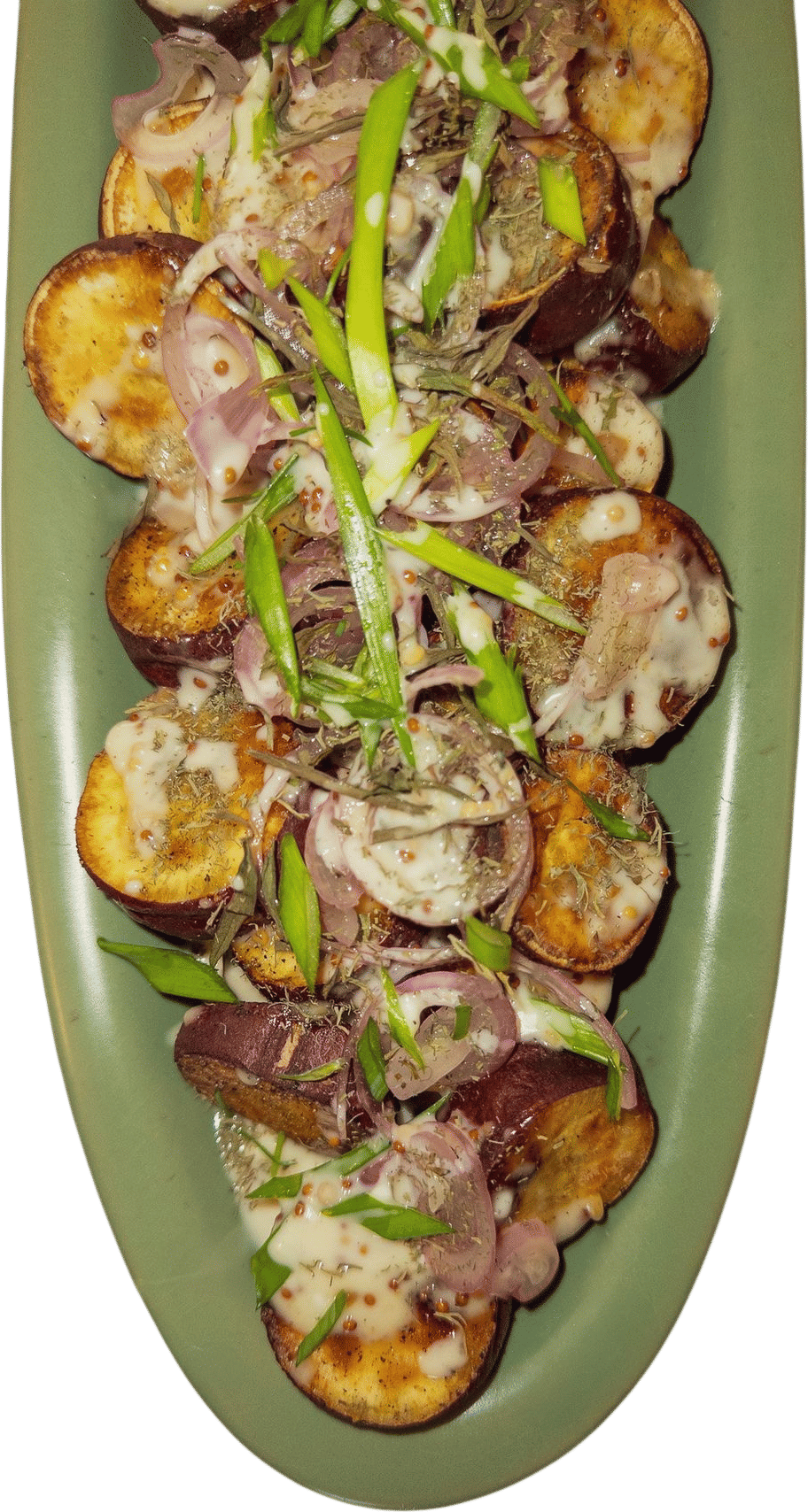 Crispy Miso Yuzu Japanese Sweet Potato Salad Recipe