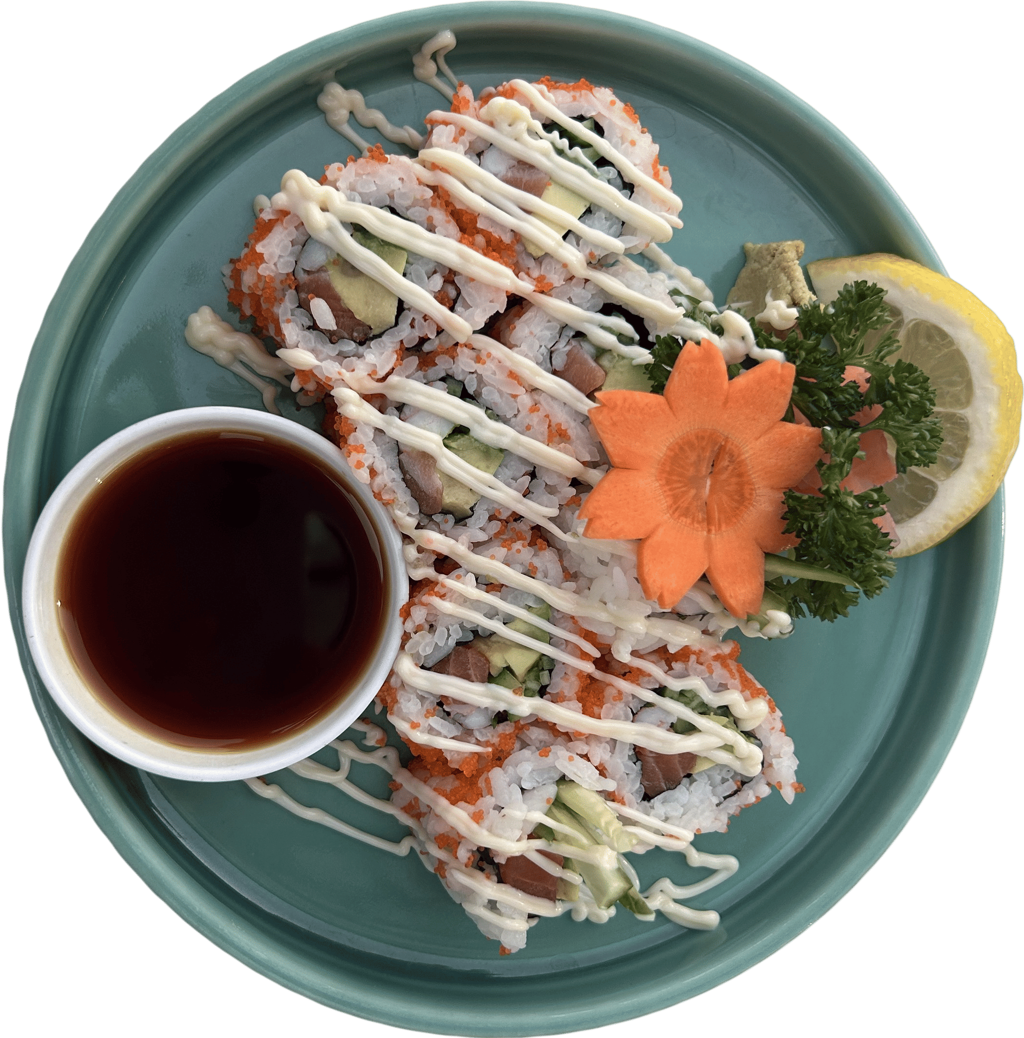 California roll at Oishii Restaurant