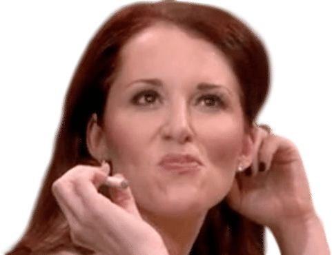 the vaping psychic at Camille Grammer's dinner party from hell