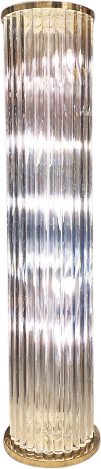 1980s Murano Column Lamp with Glass Rods
