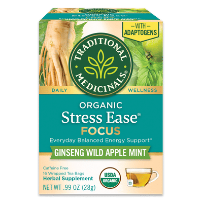 Traditional Medicinals Stress Ease Focus Tea