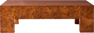 Burl Wood Coffee Table