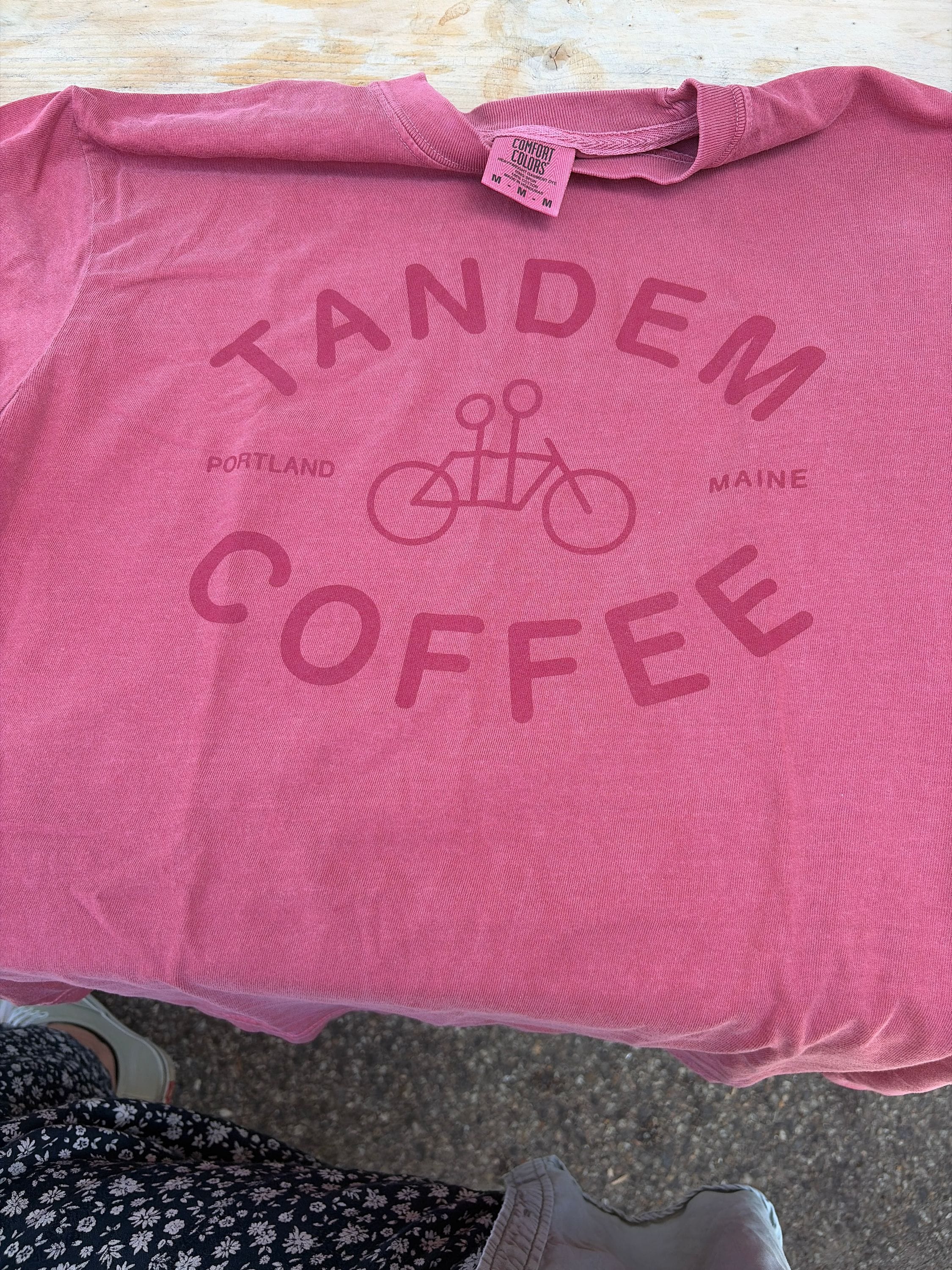 Buying merch from local businesses instead of gift shops