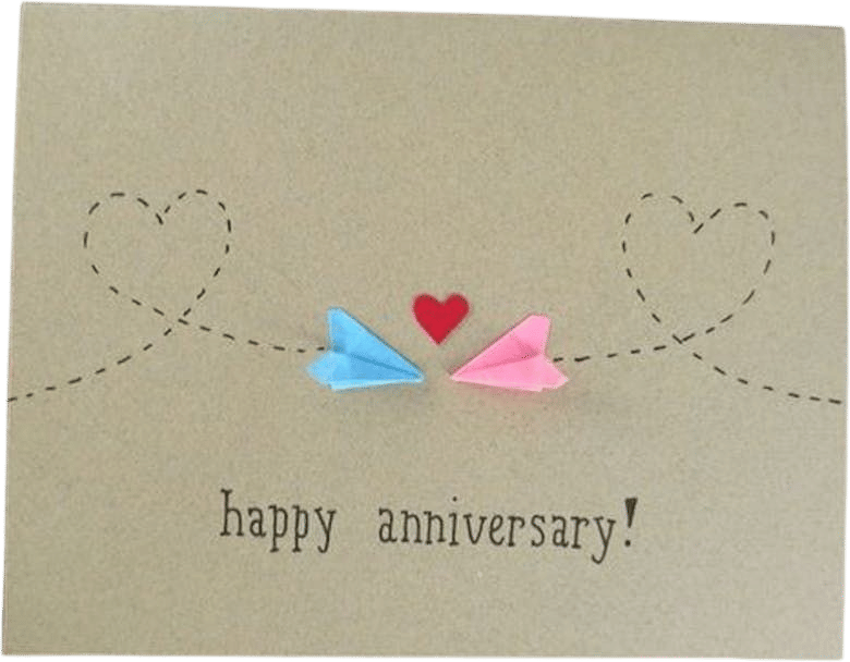 Homemade anniversary cards
