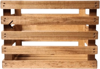 Stained Bushel Apple Crate