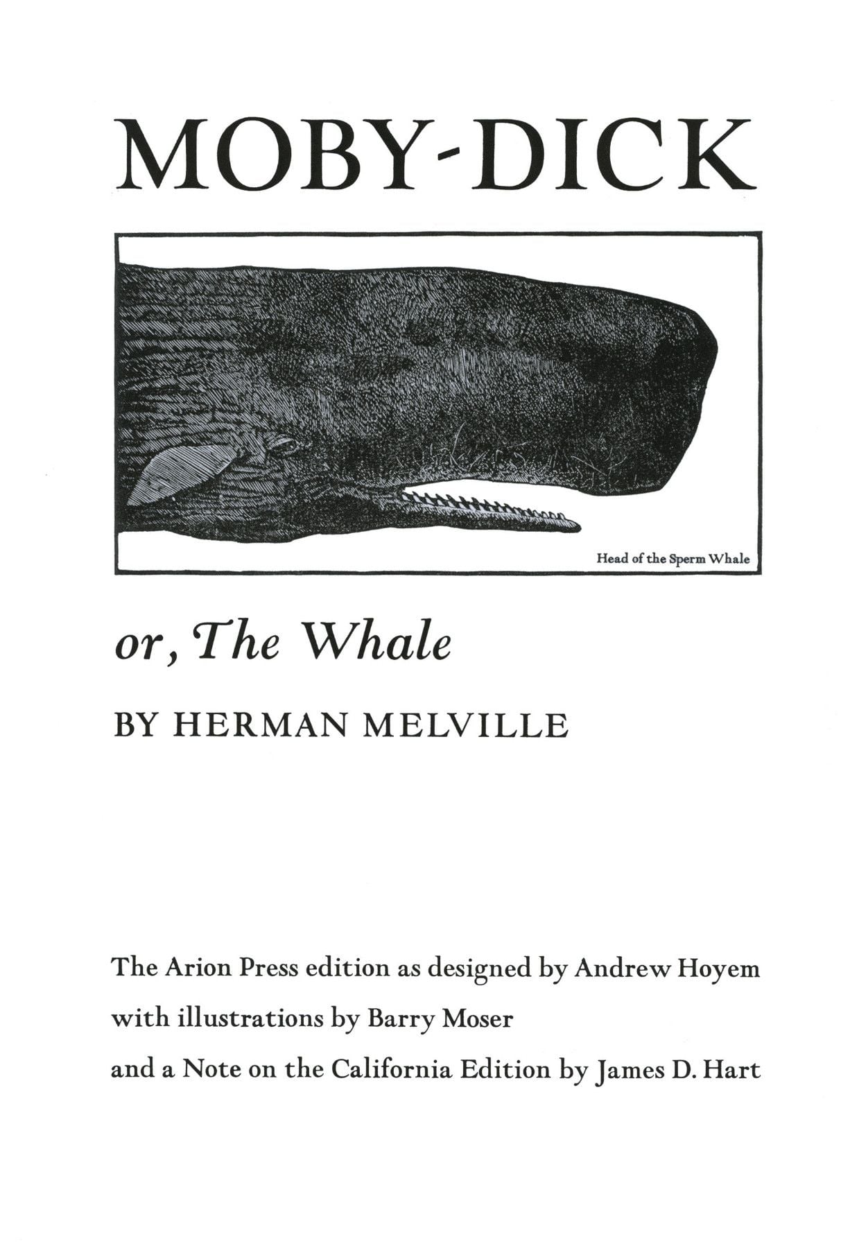 Specifically this version of Moby-Dick or, The Whale (Herman Melville)