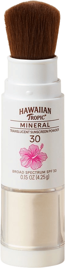 Hawaiian Tropic Mineral Powder Sunscreen Brush SPF 30