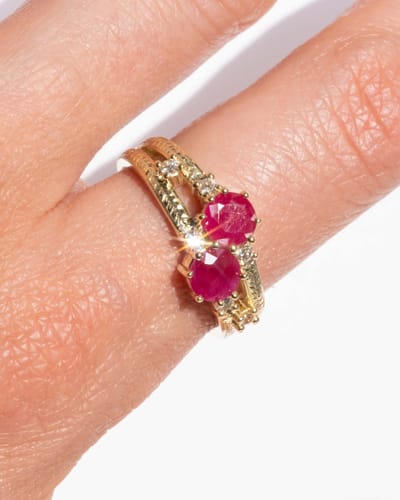 Ruby and Diamond Ring