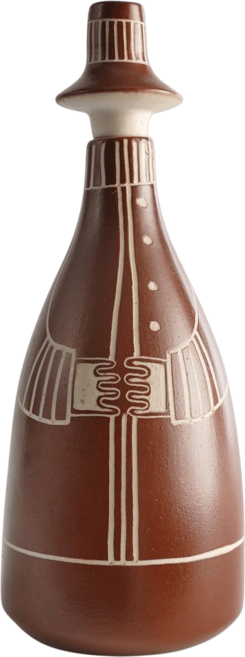 1950s Scandinavian Modern "Tarina" Decanter by Arabia