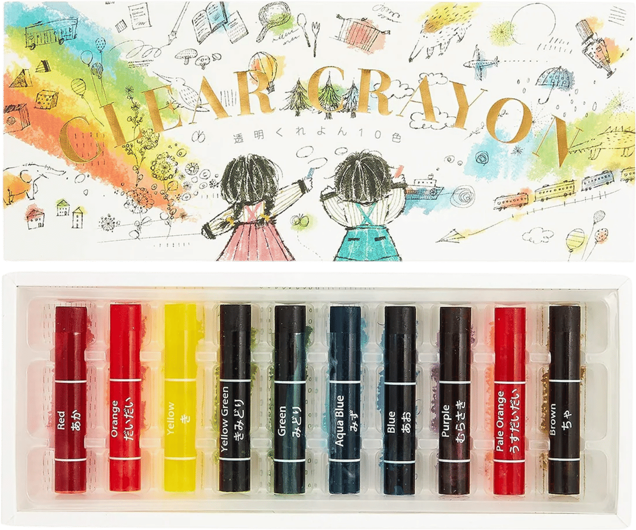 Kokuyo Clear Crayons