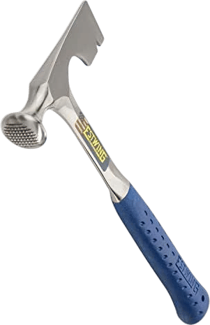 ESTWING Drywall Hammer - 14 oz Wall Board Tool with Milled Face & Shock Reduction Grip - E3-11