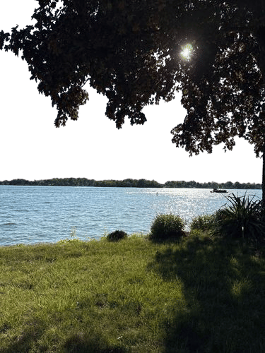 lakes at golden hour