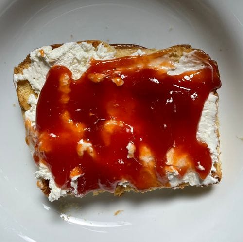 Guava & Cream Cheese on Brioche Toast