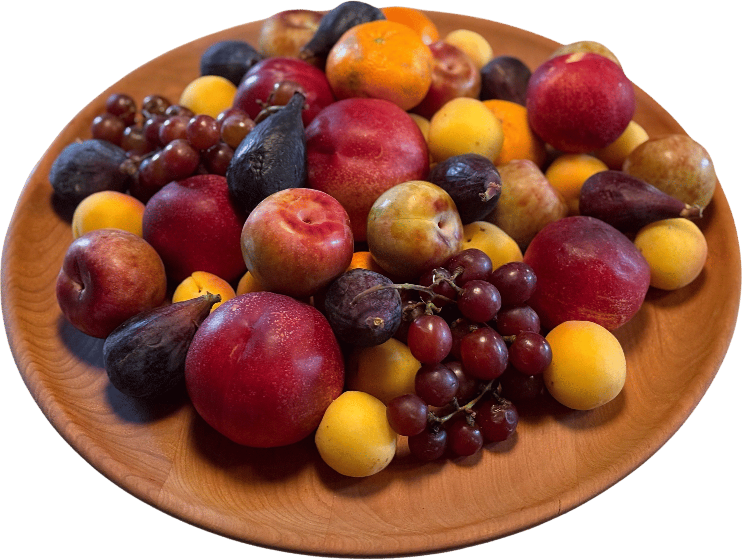 Andrew Pearce Cherry Wood Round Serving Platter