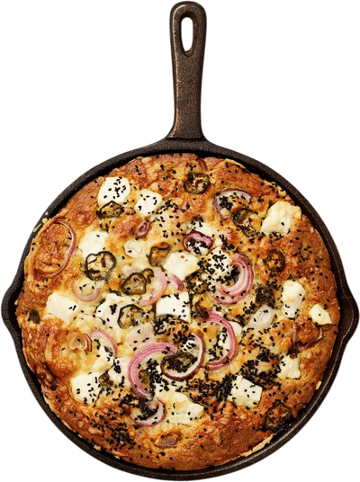 Cornbread with Cheddar, Feta and Jalapeño Recipe