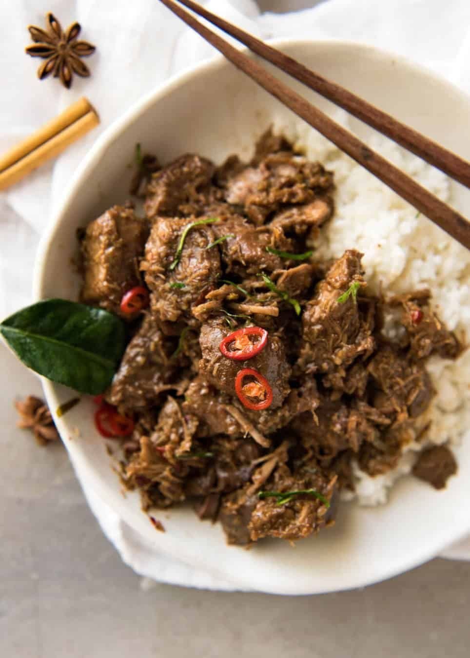 Beef rendang
