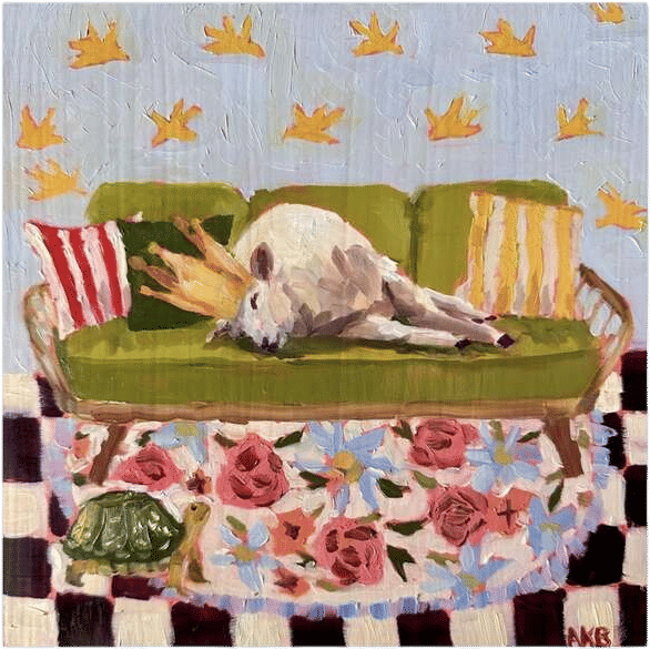 Sleeping Sheep Print