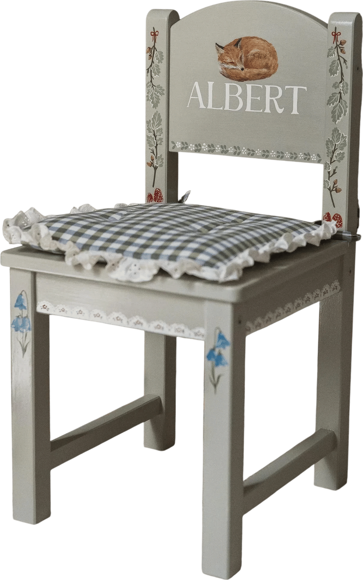 Custom Children's Chair - Hand Painted Woodland Nursery Decor