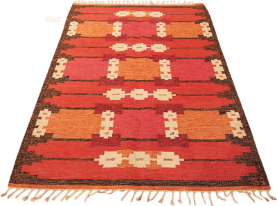 Vintage Swedish Kilim Rug