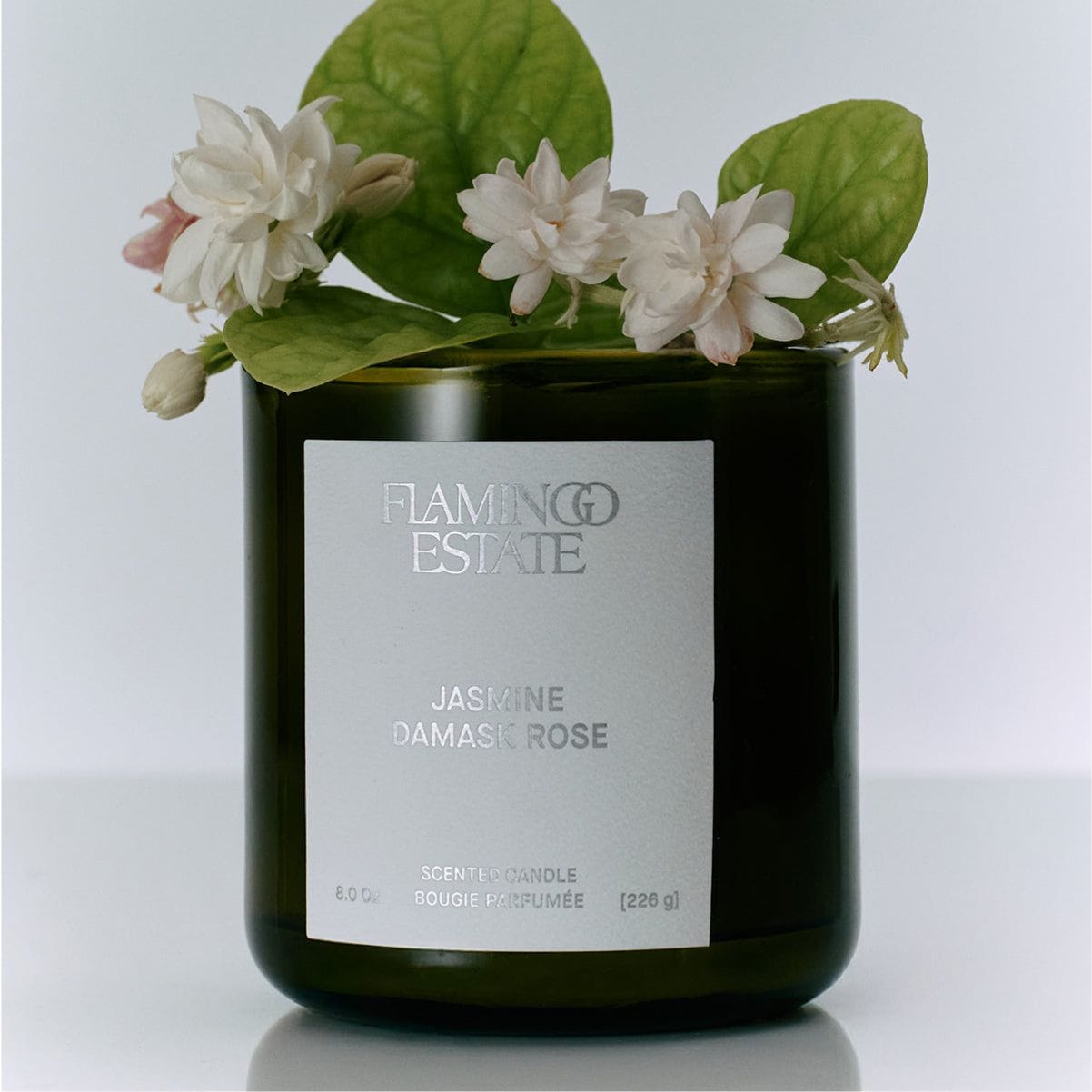 Jasmine Damask Rose Candle by Flamingo Estate
