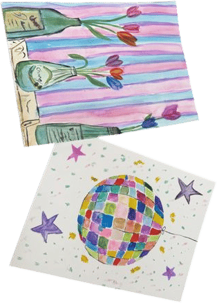 watercoloring for fun and not skill