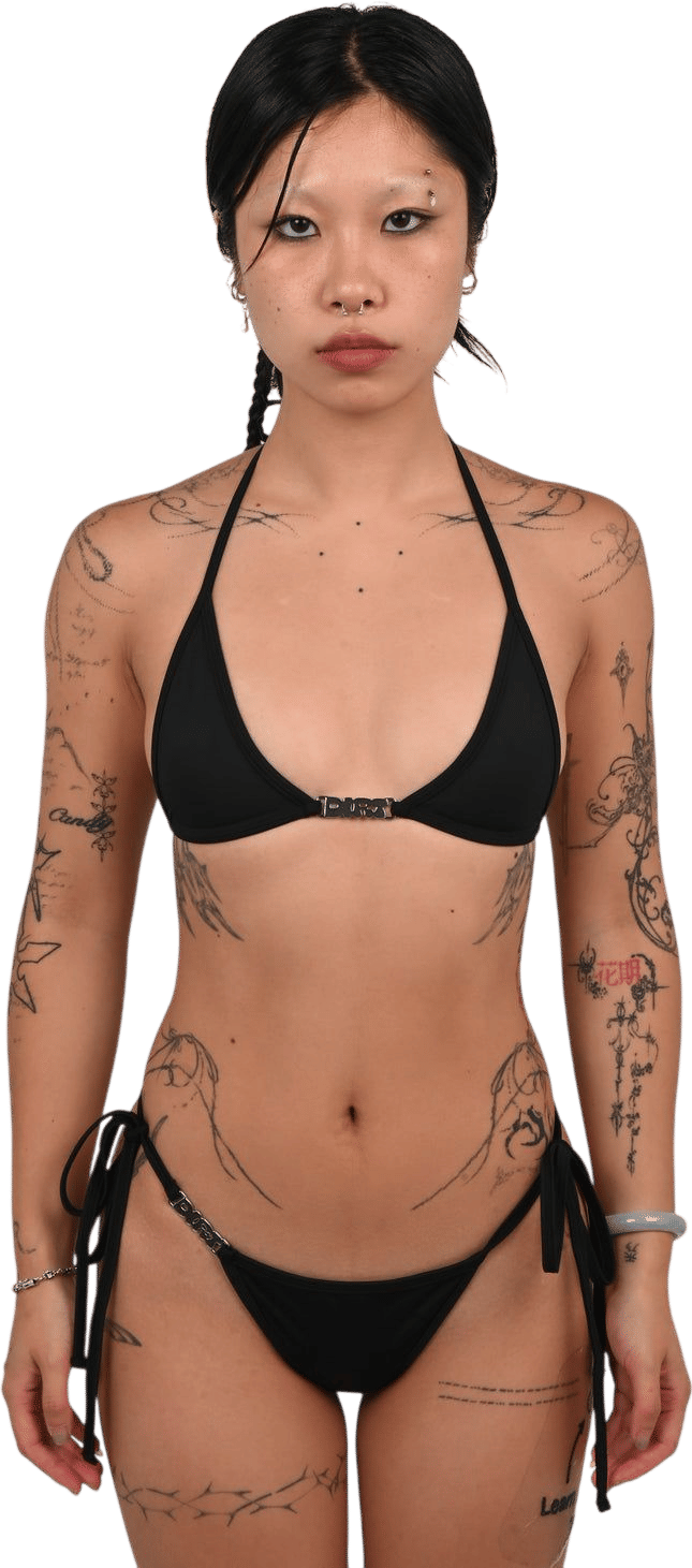 Dirt - Bikini Top - Black