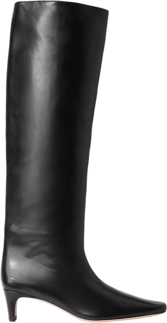 A comfy pair of tall black boots
