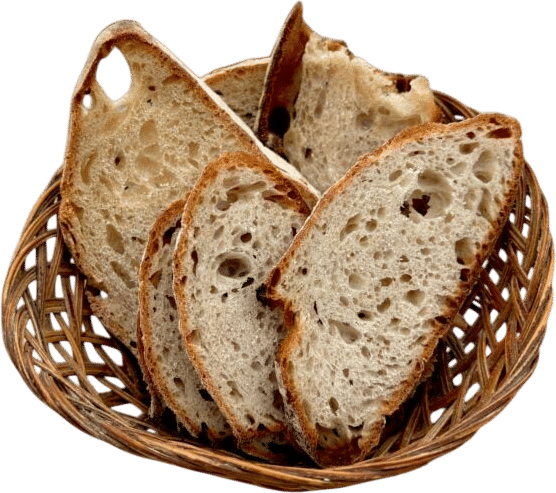 Bread on the table at restaurants