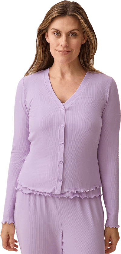 Ribbed Modal Cardigan