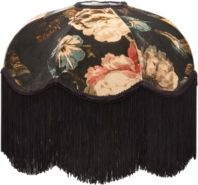 MIDNIGHT GARDEN Velvet Tilia Lampshade