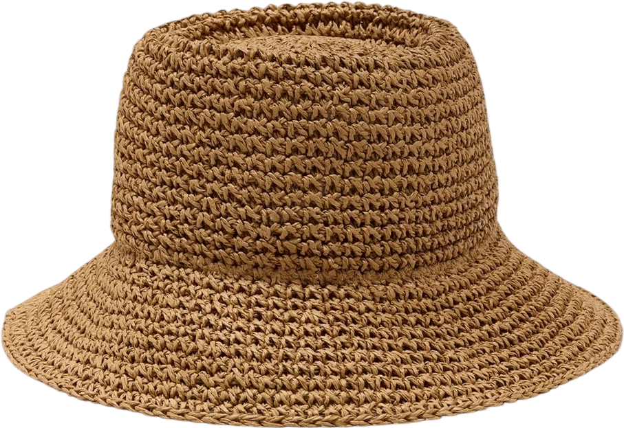 Straw Bucket Hat