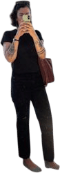 wear all black
