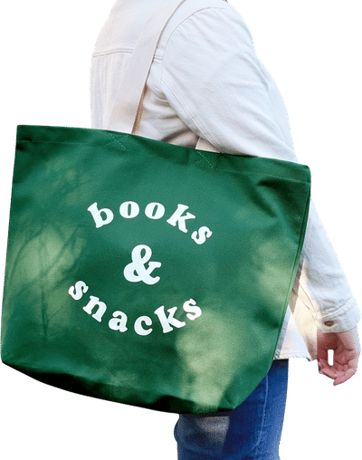 Books & Snacks Tote Bag