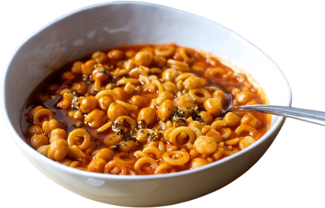 Quick Pasta and Chickpeas