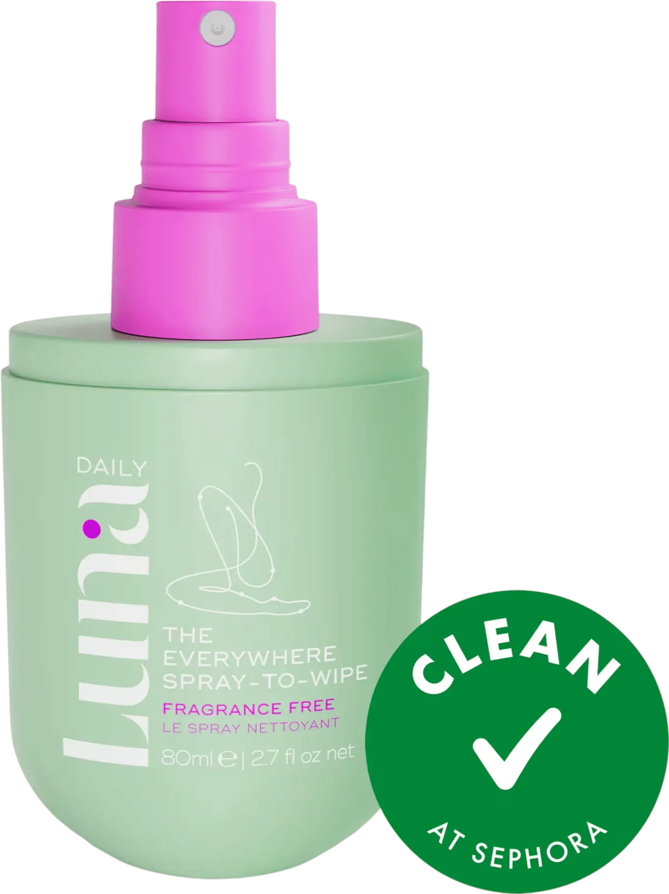 Luna Daily The Everywhere Spray-To-Wipe