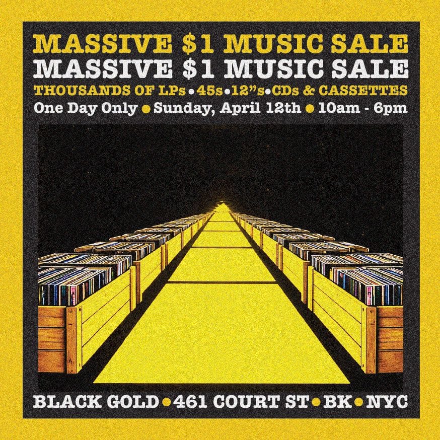 Massive One Dollar Record Sale & Beer 9/24